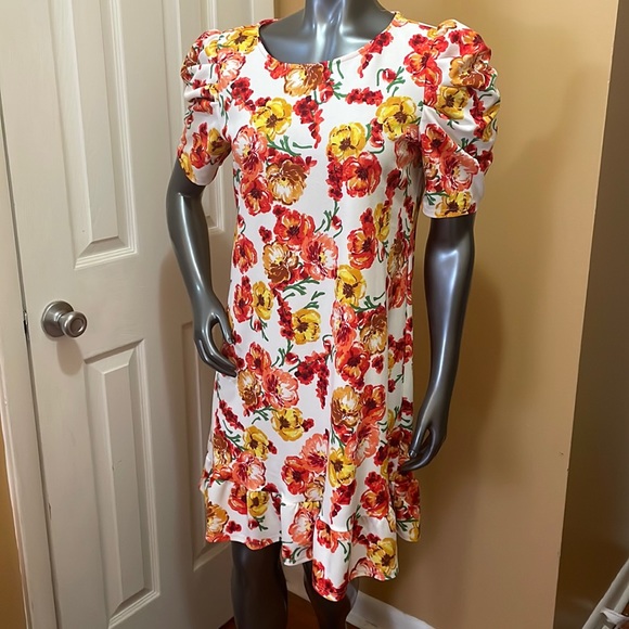 Floral dress (MSK) - Picture 1 of 5